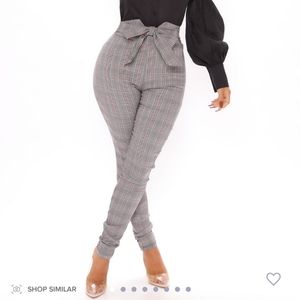 Knot Your Girl Plaid Pants